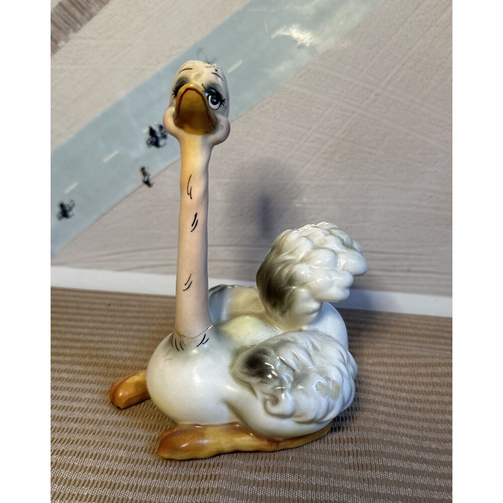*Vintage Josef Original Ostrich Figurine 5 1/2"